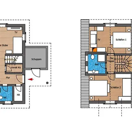 Semi Detached Turf House Holiday home Torfhaus